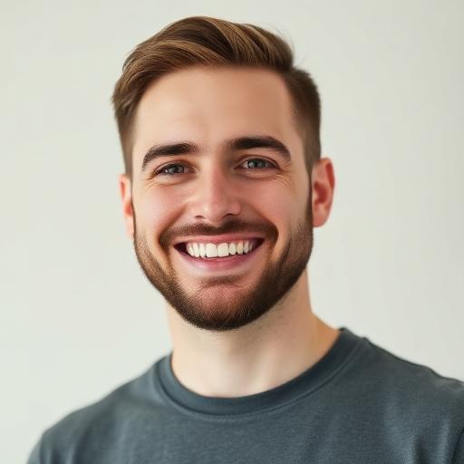 Portrait of a smiling father