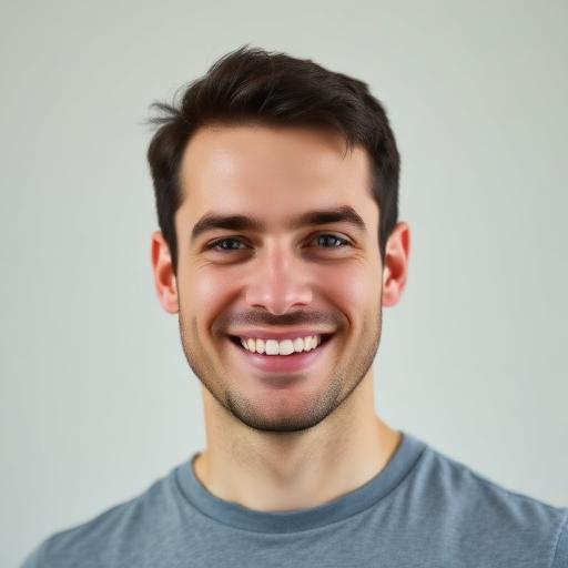 Portrait of a smiling grandfather