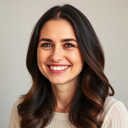 Portrait of a smiling grandmother